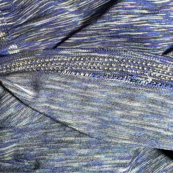 Athleta Women’s Fastest Track Tee Blue Space Dye Size XS - Picture 5 of 6